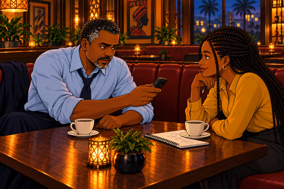 Musa proposes recording Amaka.