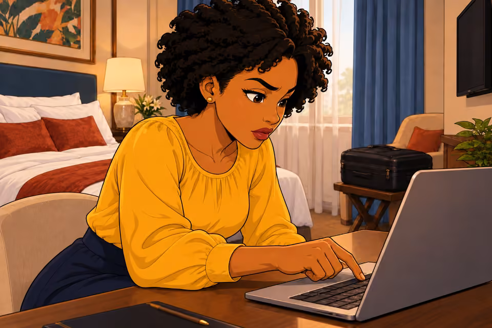 Uju deletes the message.