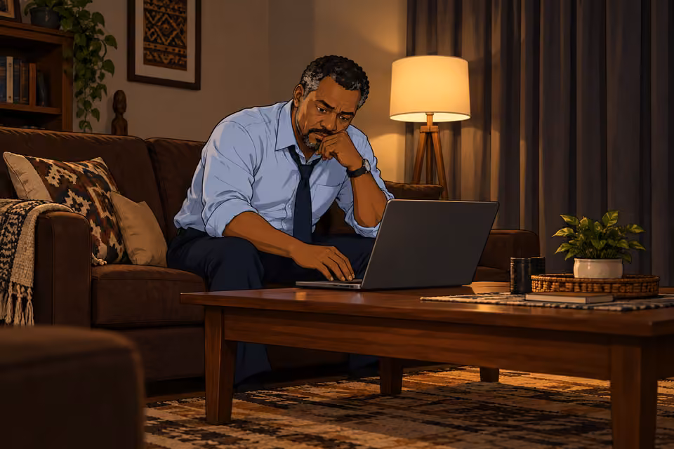 Musa watches the footage alone.