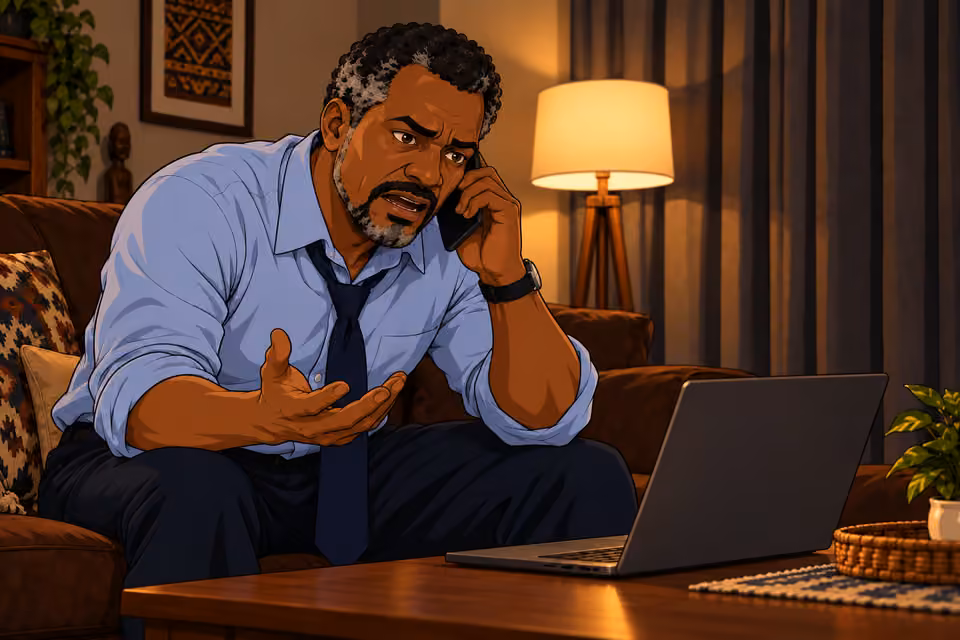 He asks where Adaeze is now.