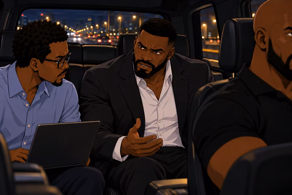 Olumide realizes they could be exposed.