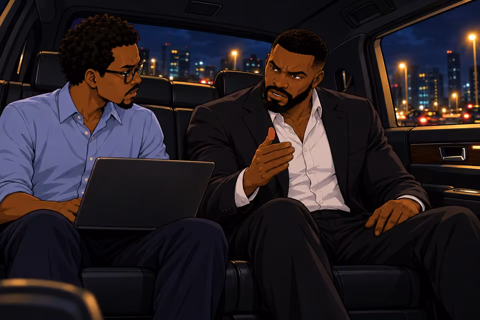 Olumide decides to confront his enemies.