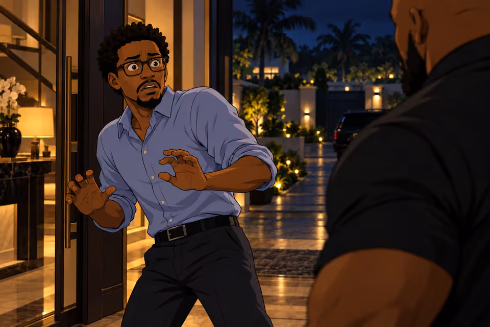 Jide recoils at the discovery.