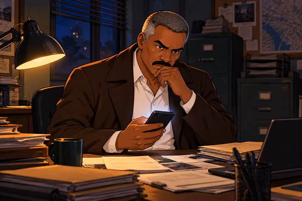 Durojaiye receives another anonymous message.