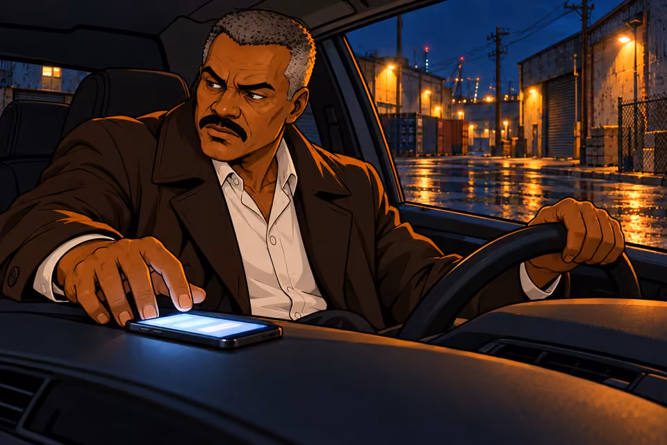 The detective receives another message.