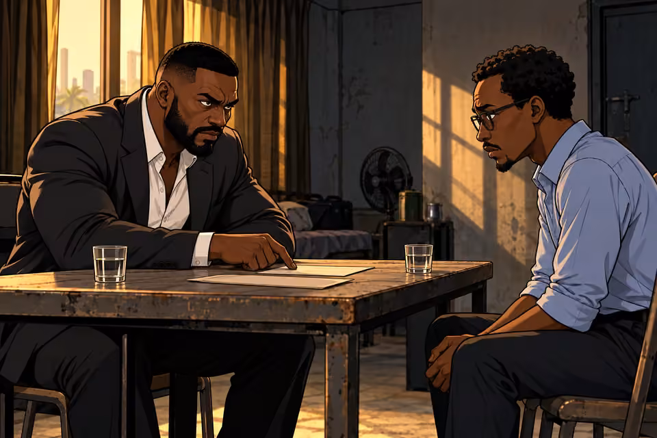 Olumide gives Jide one chance.