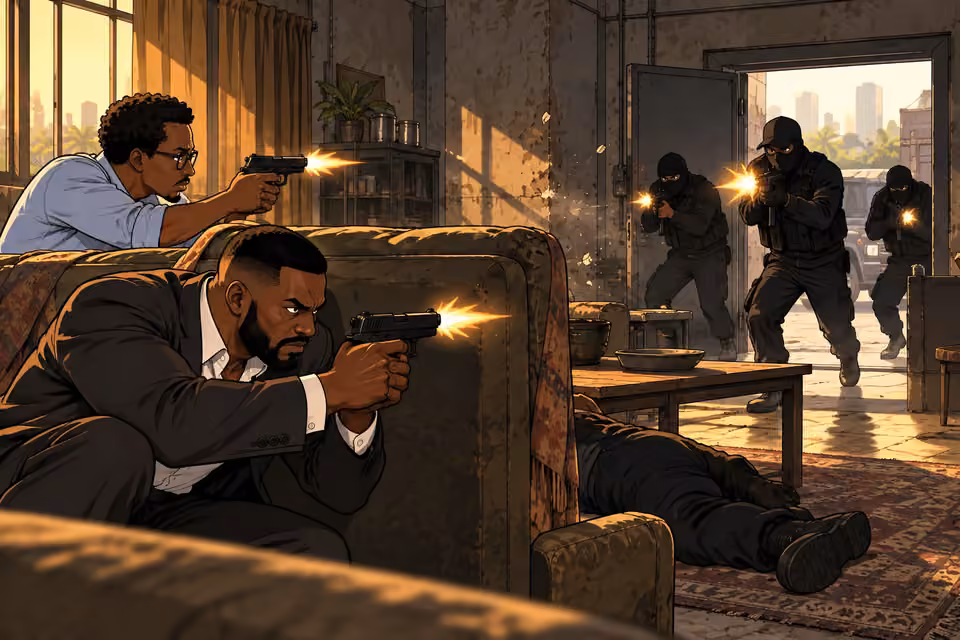 The defenders lose ground in the safehouse.
