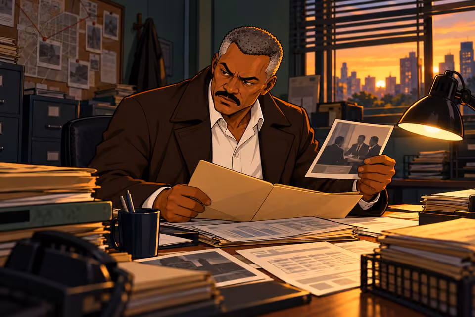 Durojaiye opens Goke’s evidence folder.