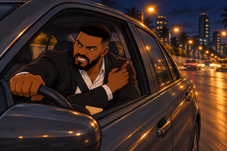 Olumide drives away despite his injury