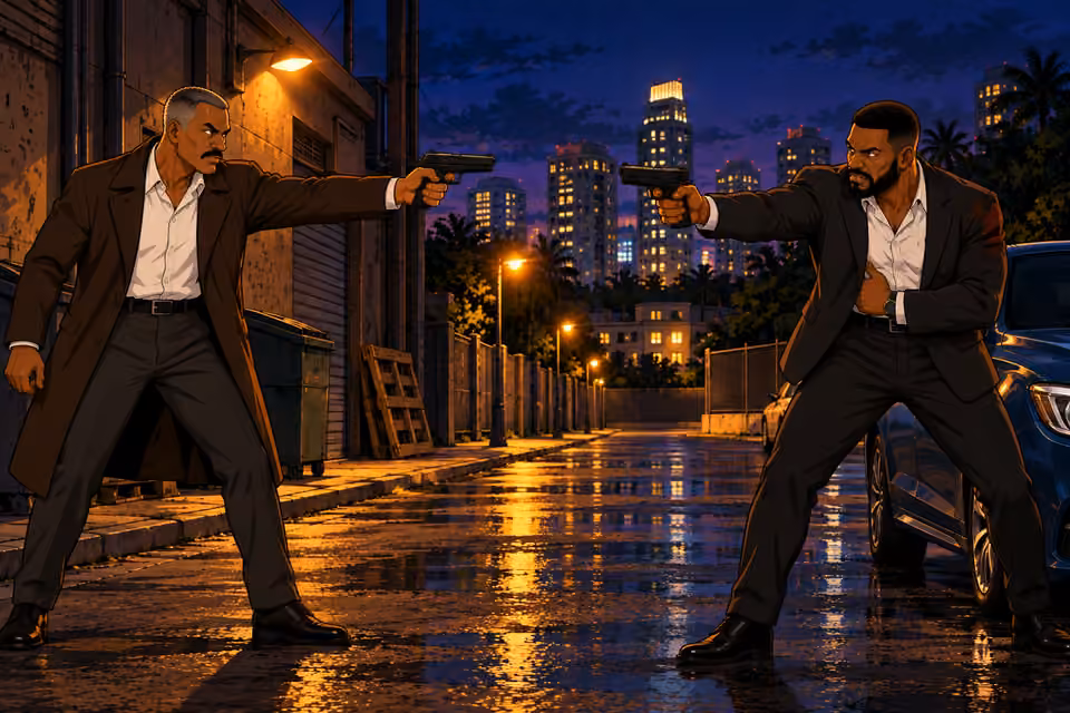 Durojaiye and Olumide face each other