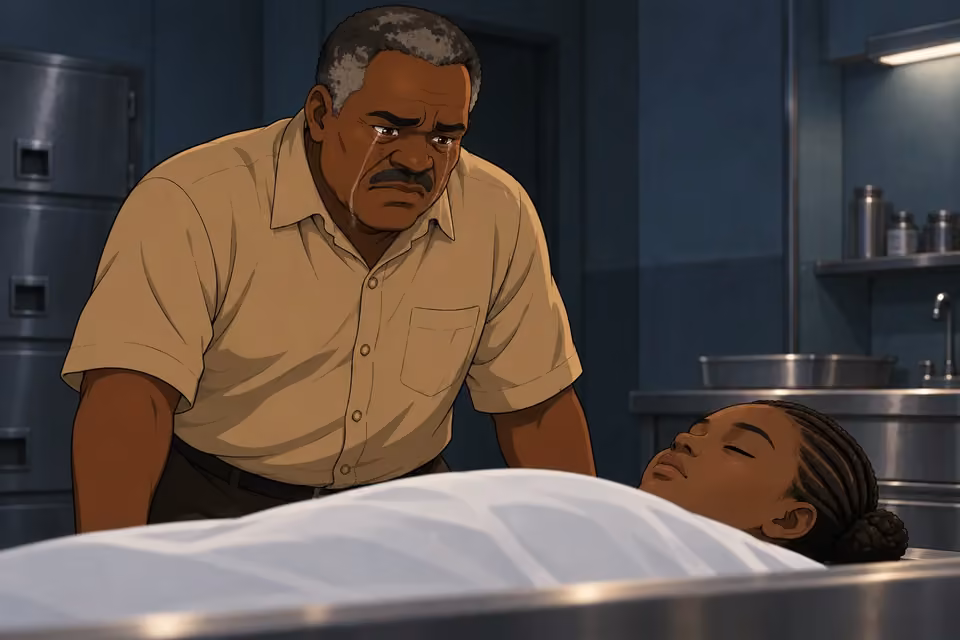 Kayode’s grief begins to harden into rage.