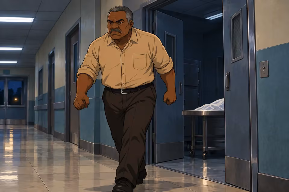 Kayode storms out of the room determined to find Demola.
