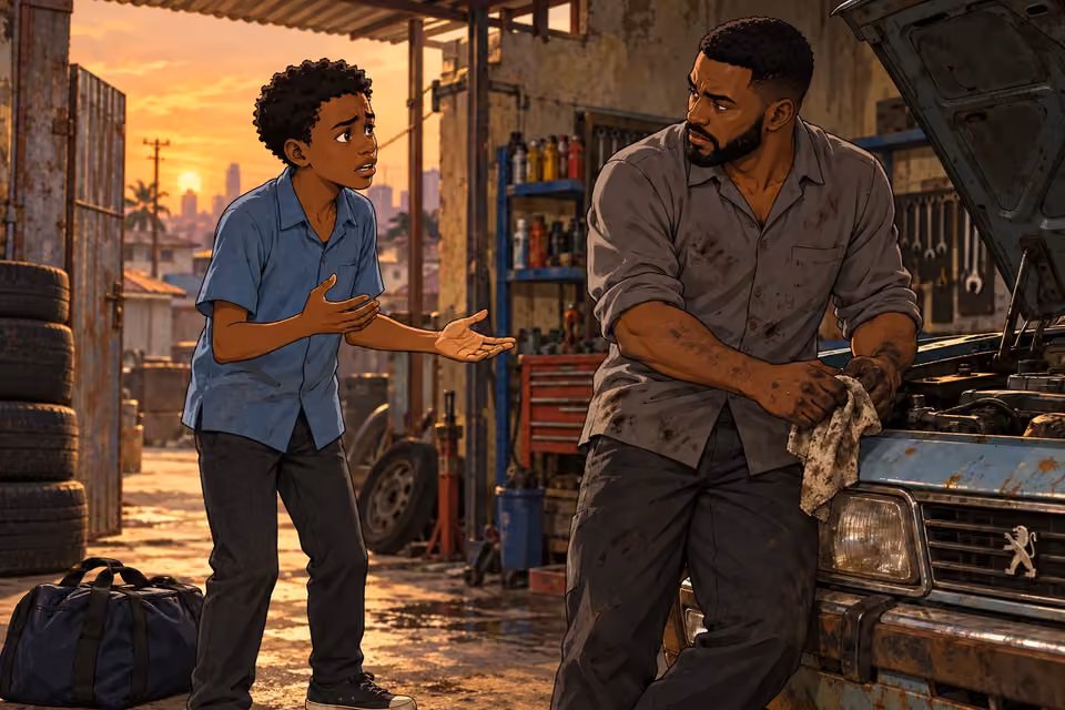 Demola asks Musa for any work he can offer.