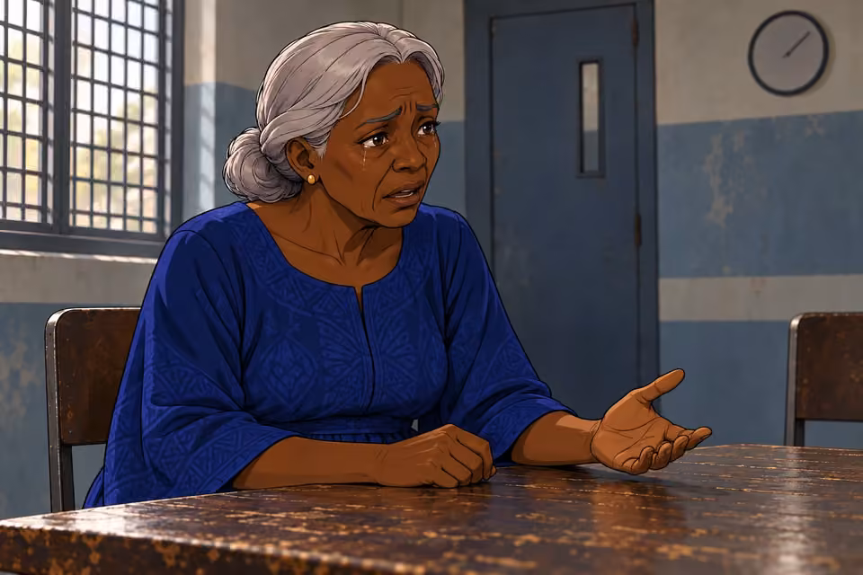 Aminat tells Kayode that he killed her son.