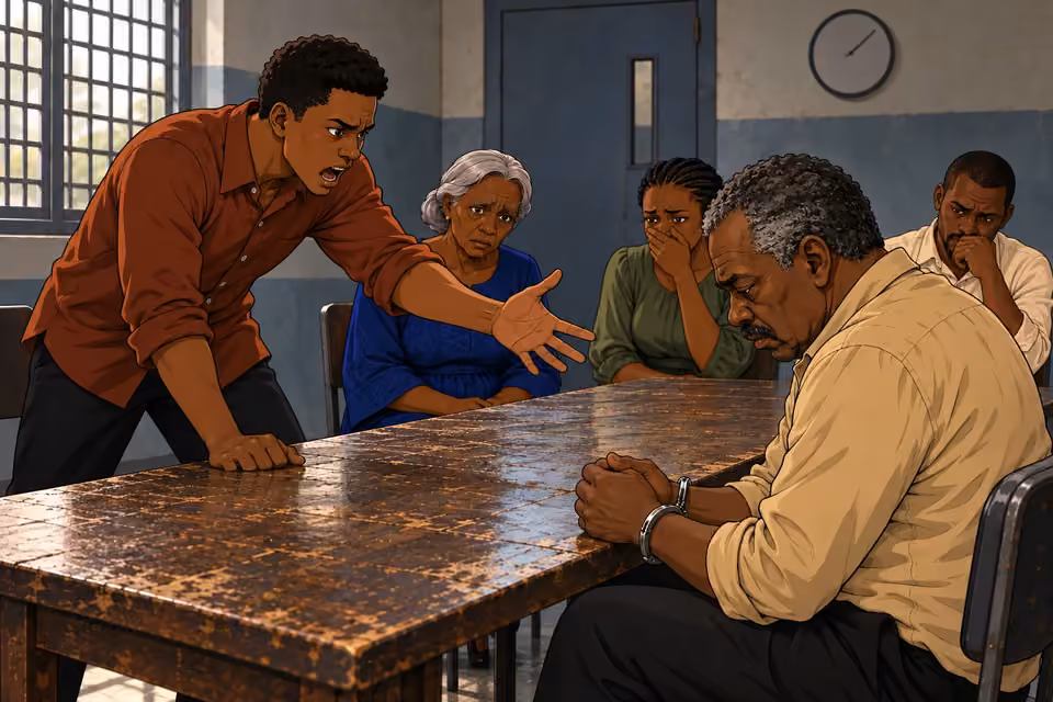Musa’s cousin angrily confronts Kayode.