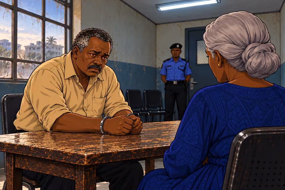 Kayode struggles under his guilt.