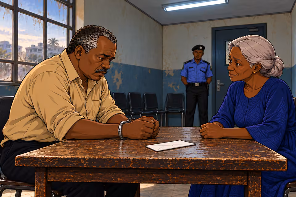 Aminat conveys Demola’s forgiveness.