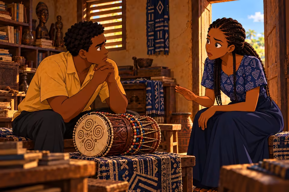 Ifáyemi warns Ayo about the dangers of the forgotten ritual.