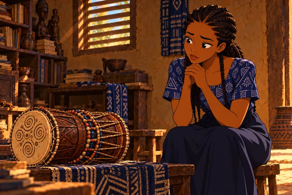 Ifáyemi hesitates at the danger of their plan.