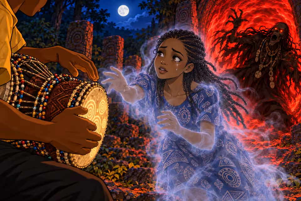 Recognition returns to Abisola as she hears the lullaby.