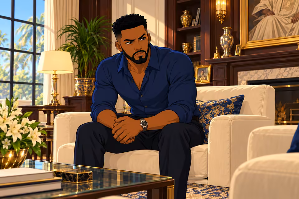 Bayo waits for the will to be read