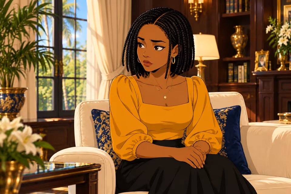 Ife studies her family reactions