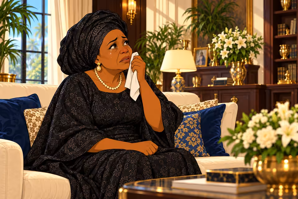 Grace reacts with grief
