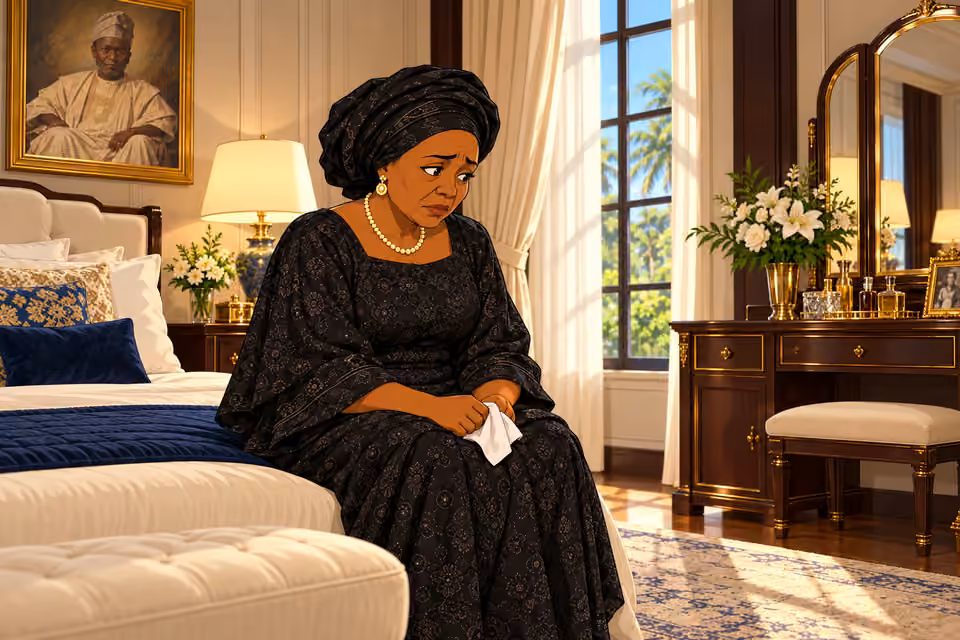 Grace retreats to her bedroom