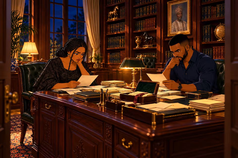 The siblings confront a long night of questions