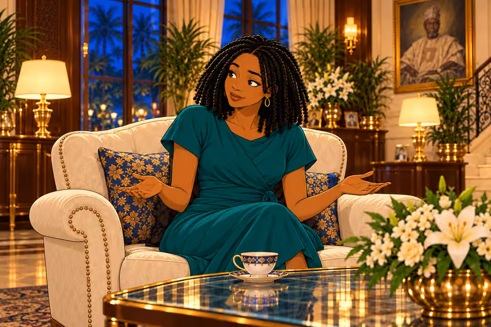 Folake offers a guarded explanation