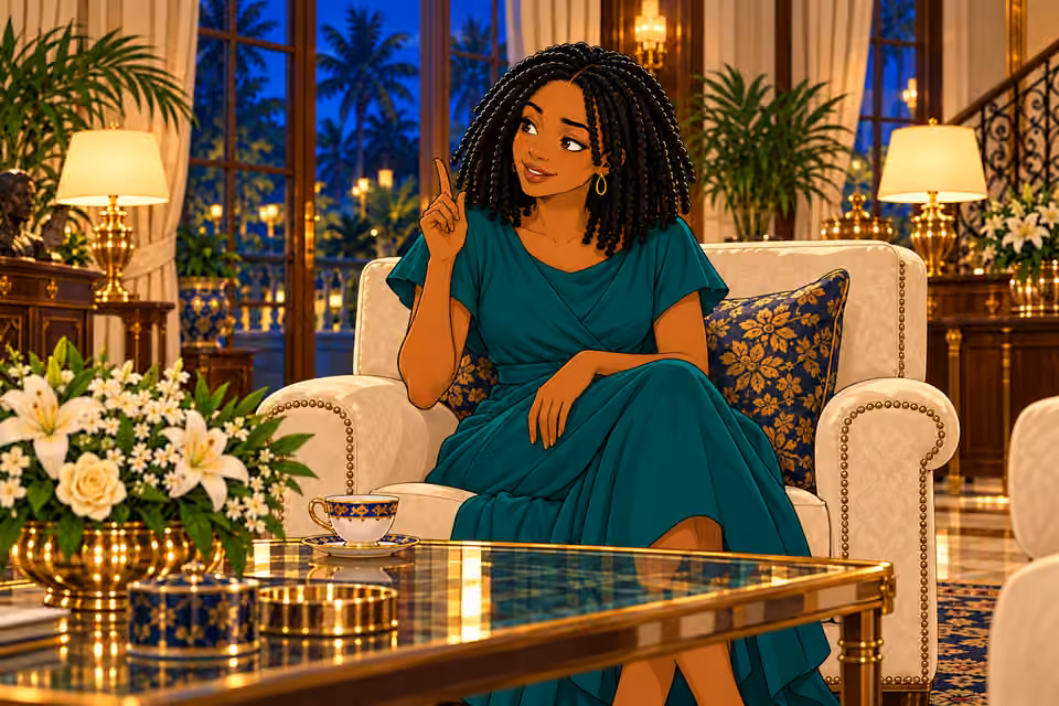 Folake proposes visiting the gallery