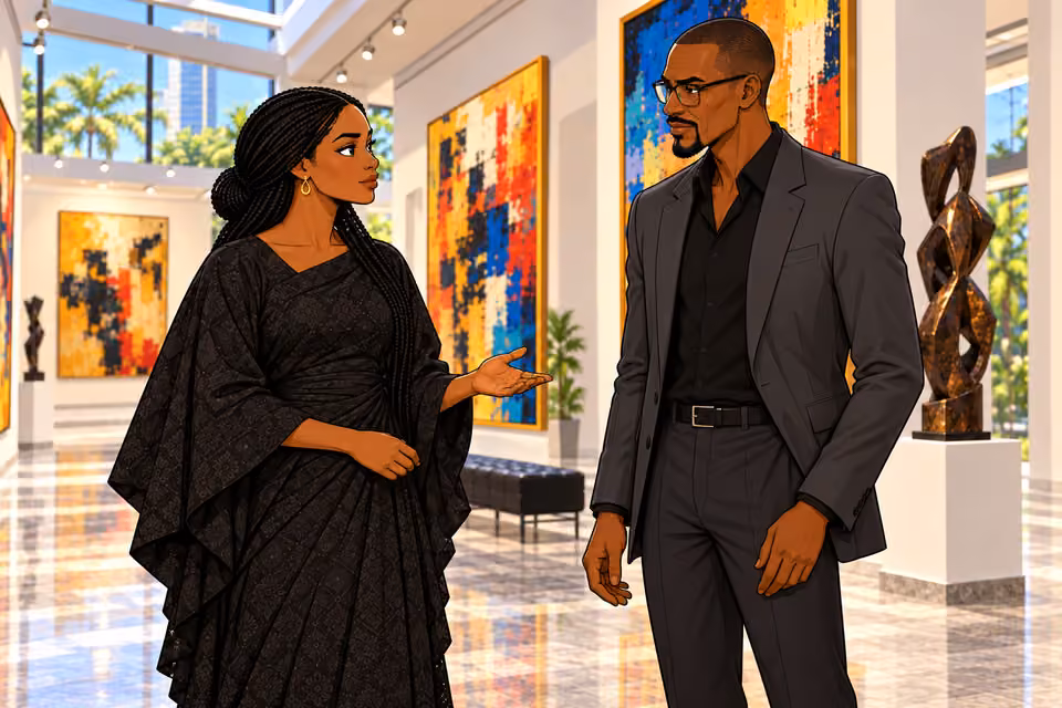 Oritoke introduces herself to Tariq.