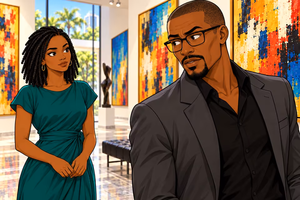 Tariq recognizes Folake.
