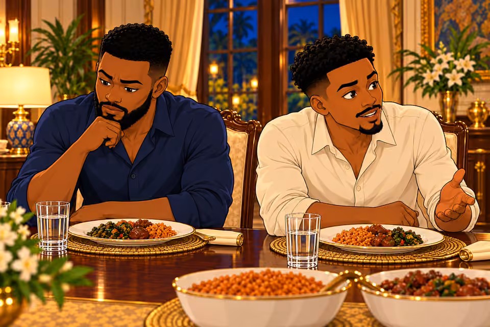 The brothers react differently.