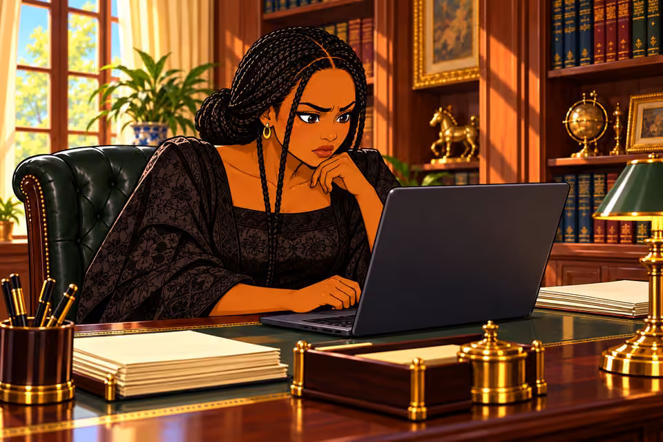 Oritoke reads the emails in disbelief.
