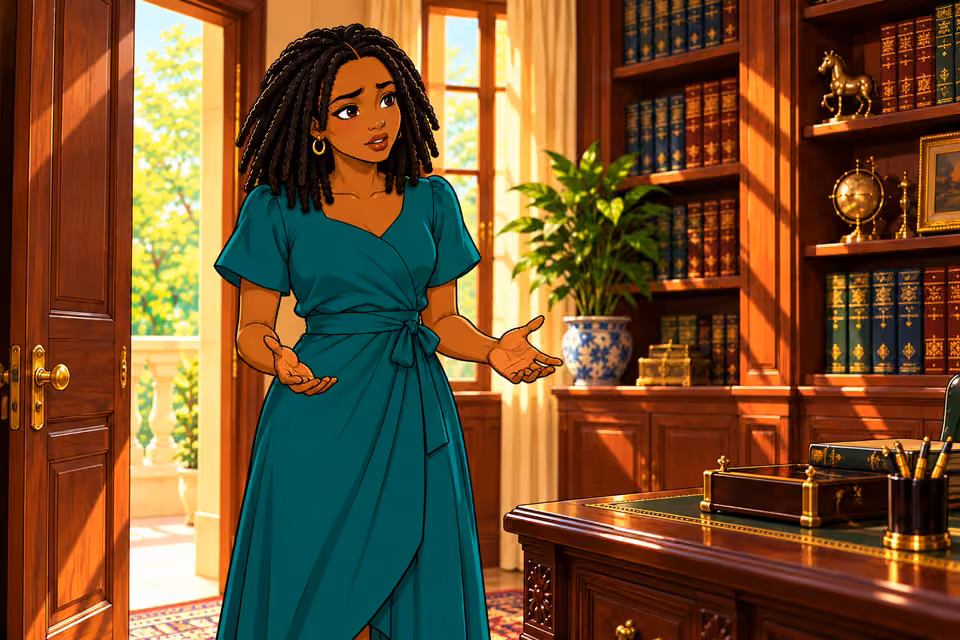 Folake tries to explain away the emails.