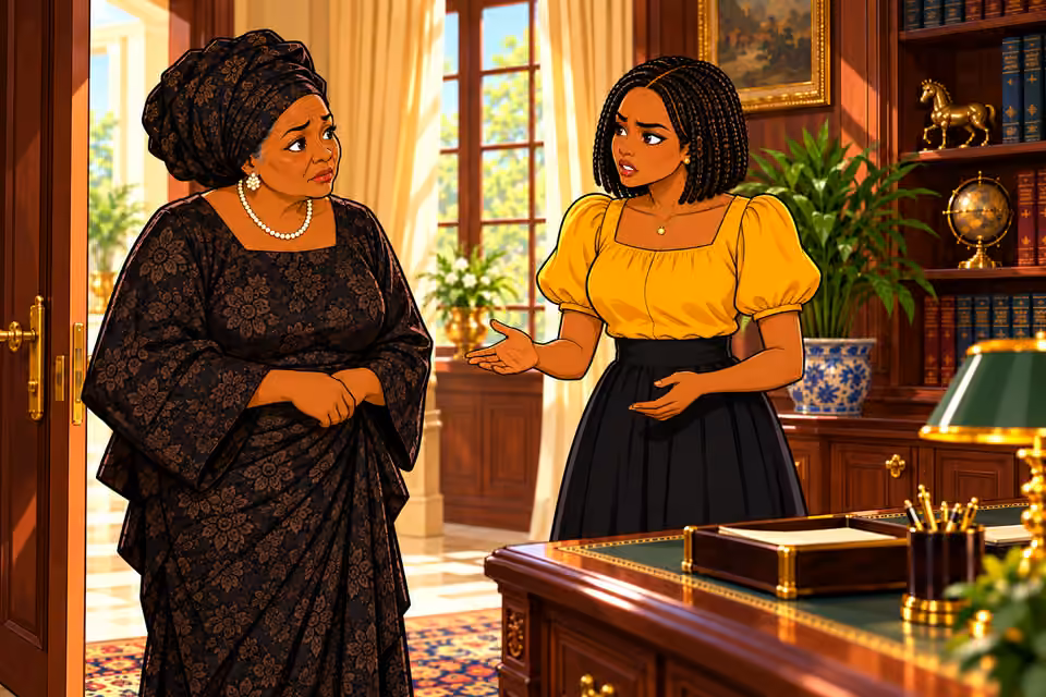 Ife tells Grace about the manipulation.