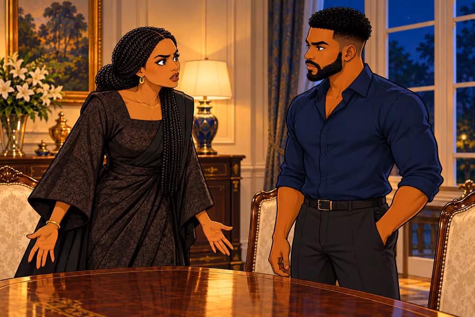 Oritoke questions Bayo in shock.