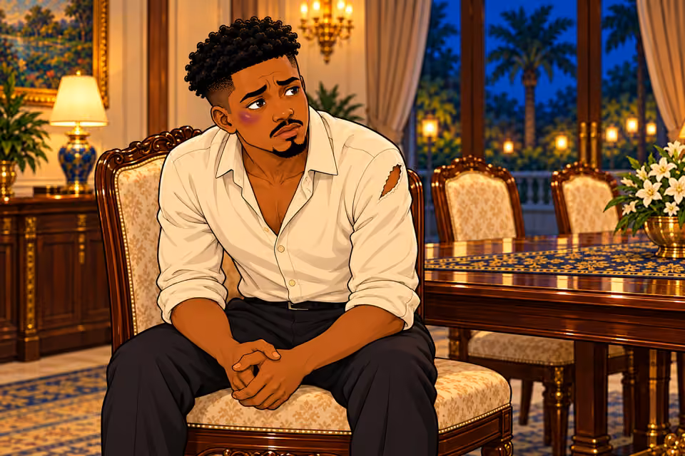 Tosin apologizes to his family.