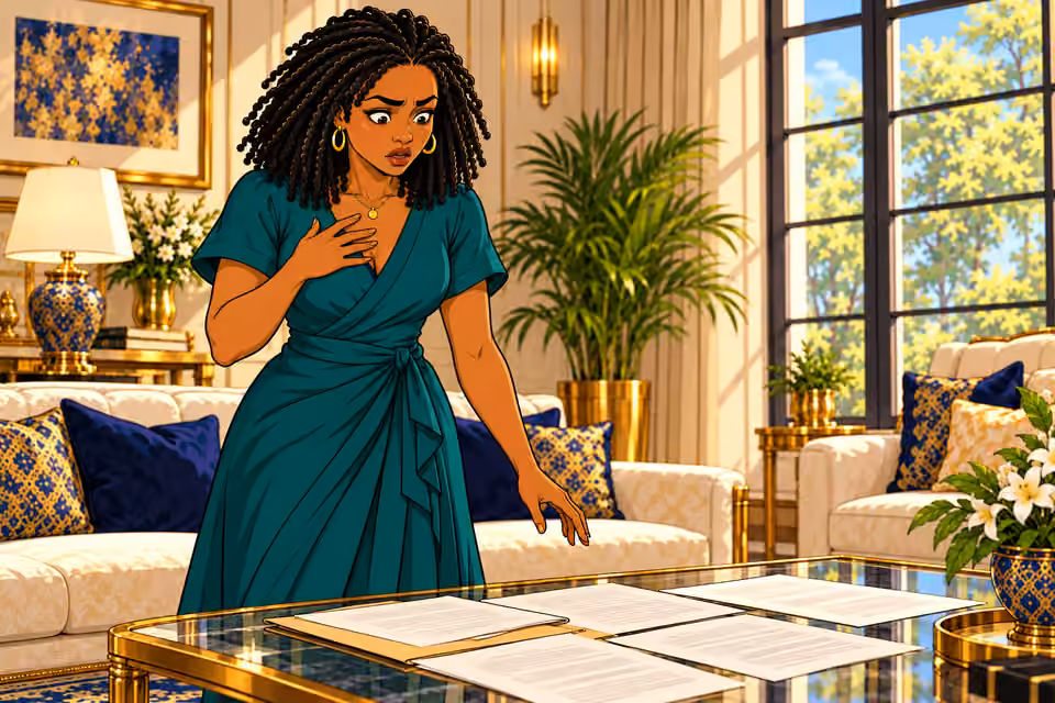 Folake reacts to the records.