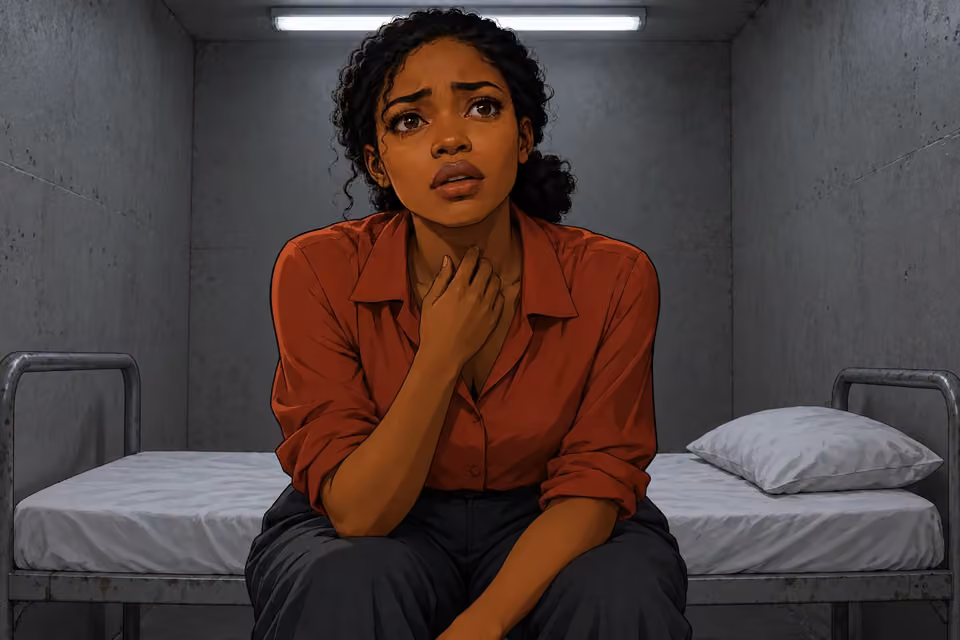 Kemi whispers a frightened question about her own identity.