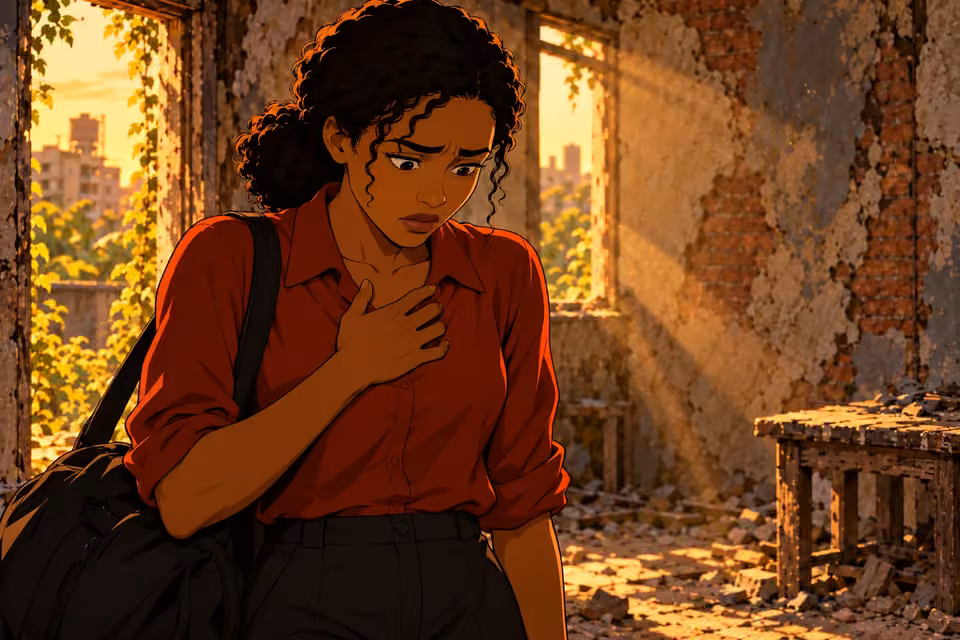Kemi absorbs the frightening truth about her situation.