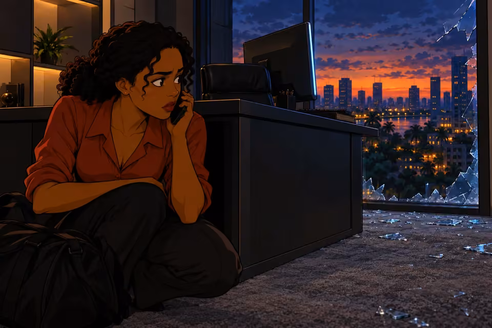 Kemi listens as the caller directs her toward Bimpe.