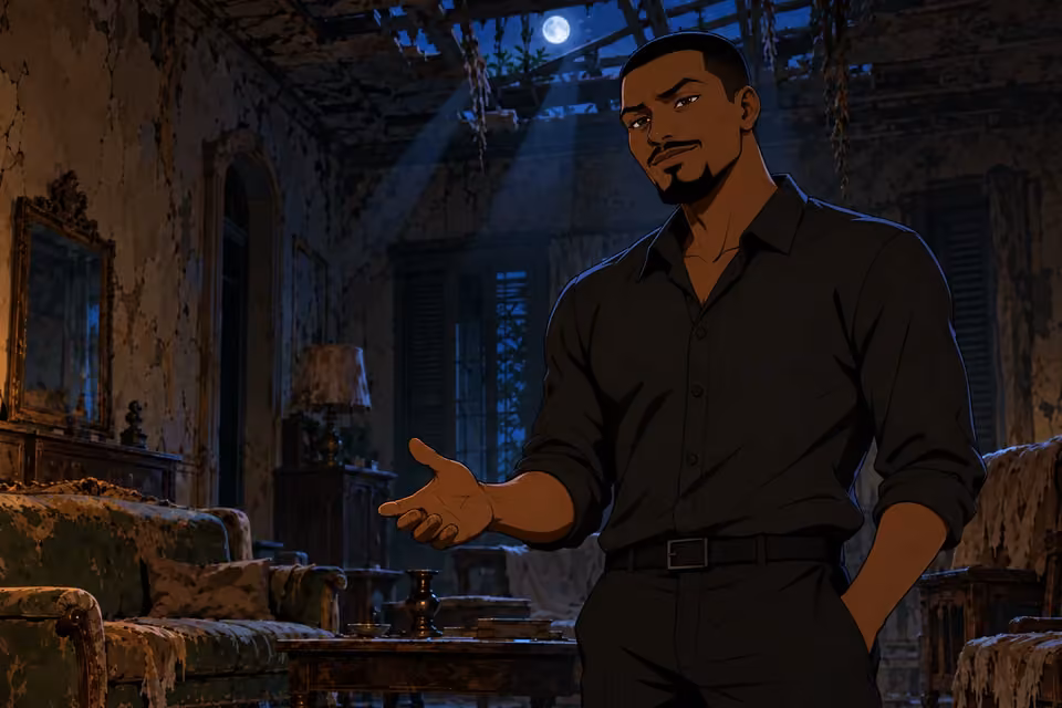 Akin calmly tells Kemi he has been waiting.