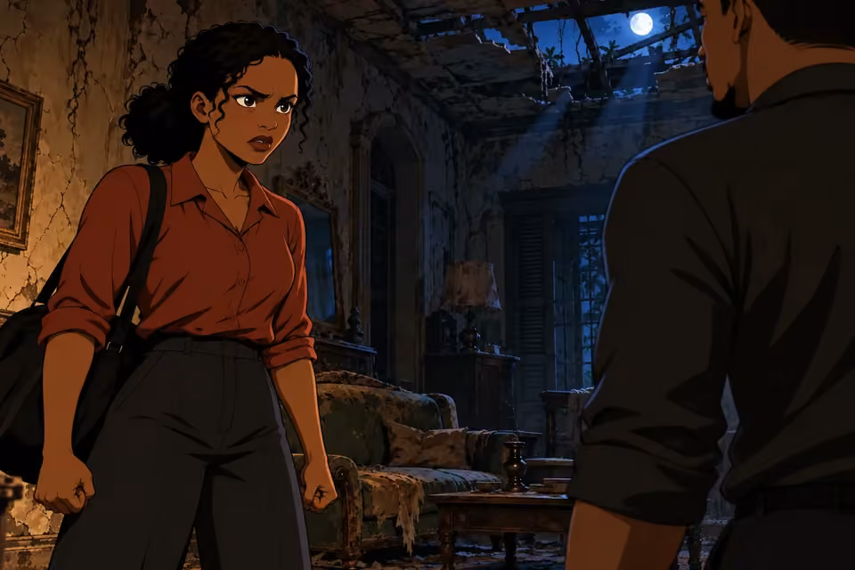 Kemi clenches her fists and demands an explanation.