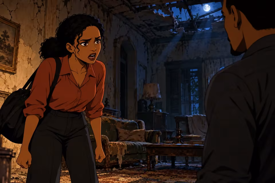 Kemi demands to know where her daughter is.