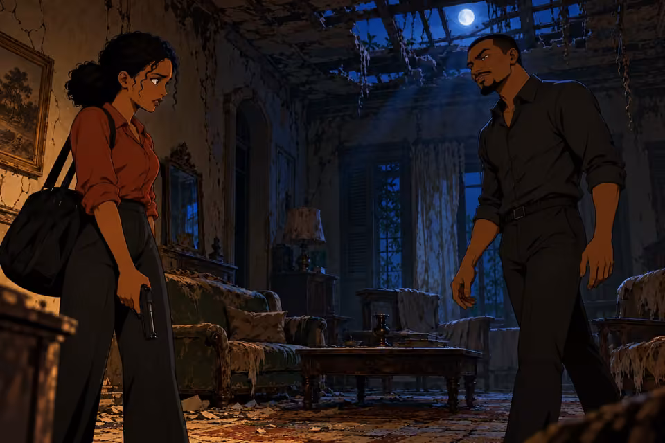 Akin steps closer and calls Kemi weak.