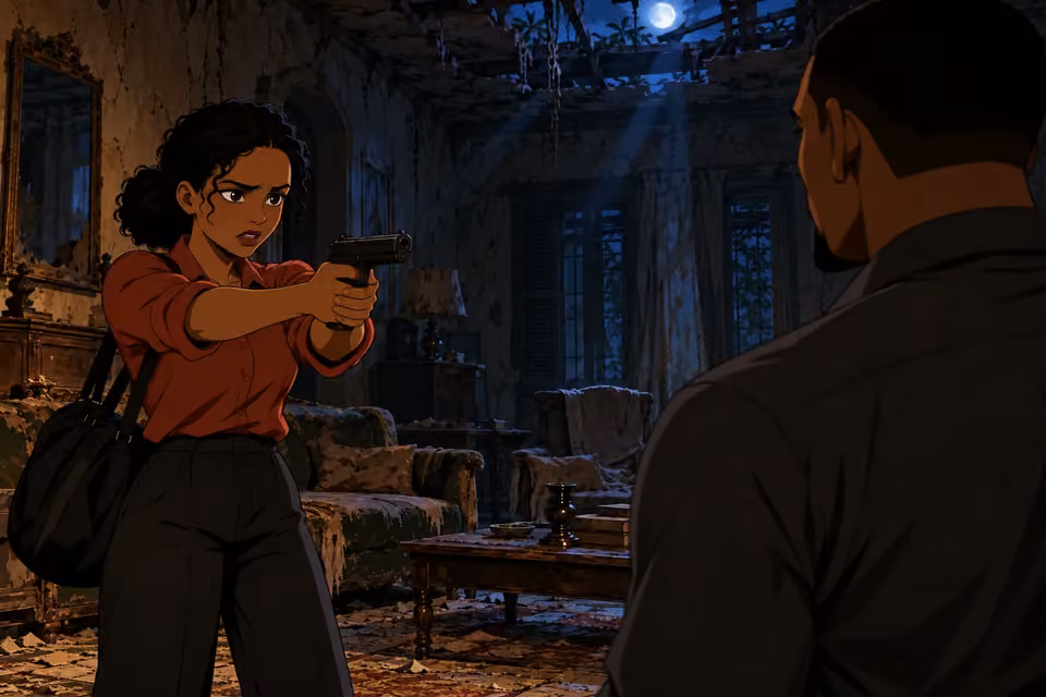Kemi confronts Akin with the harm he has caused.
