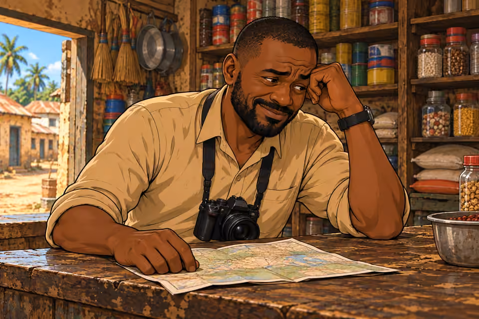 Hassan forces a rueful grin as he recognizes the clue.