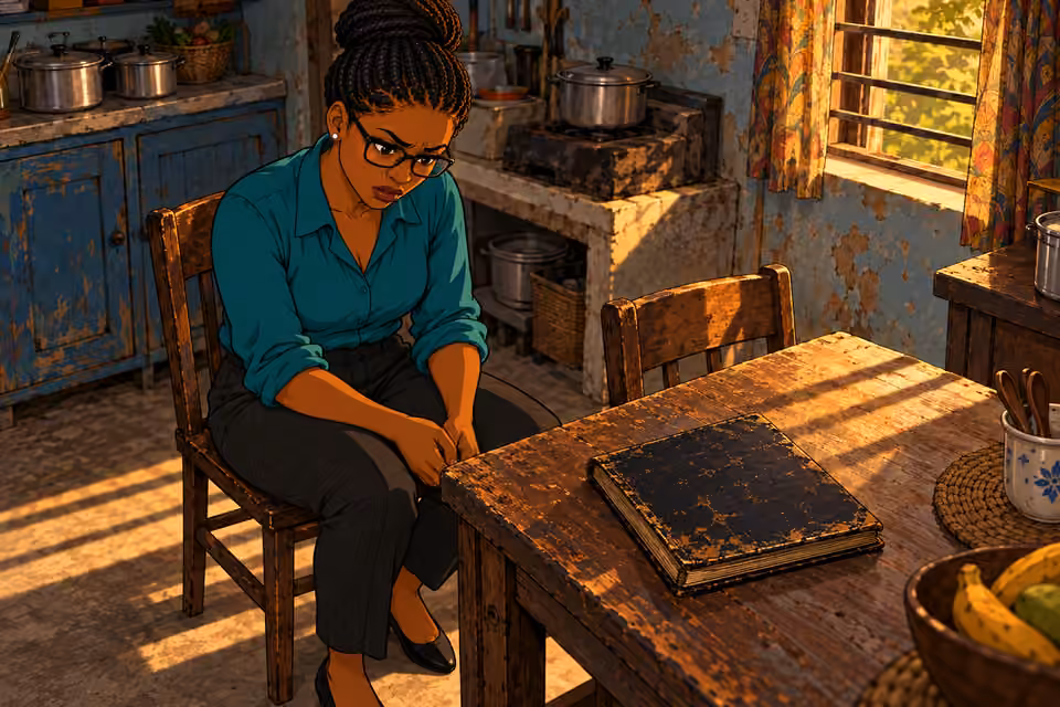 Dede sits shaken by her aunt’s account.